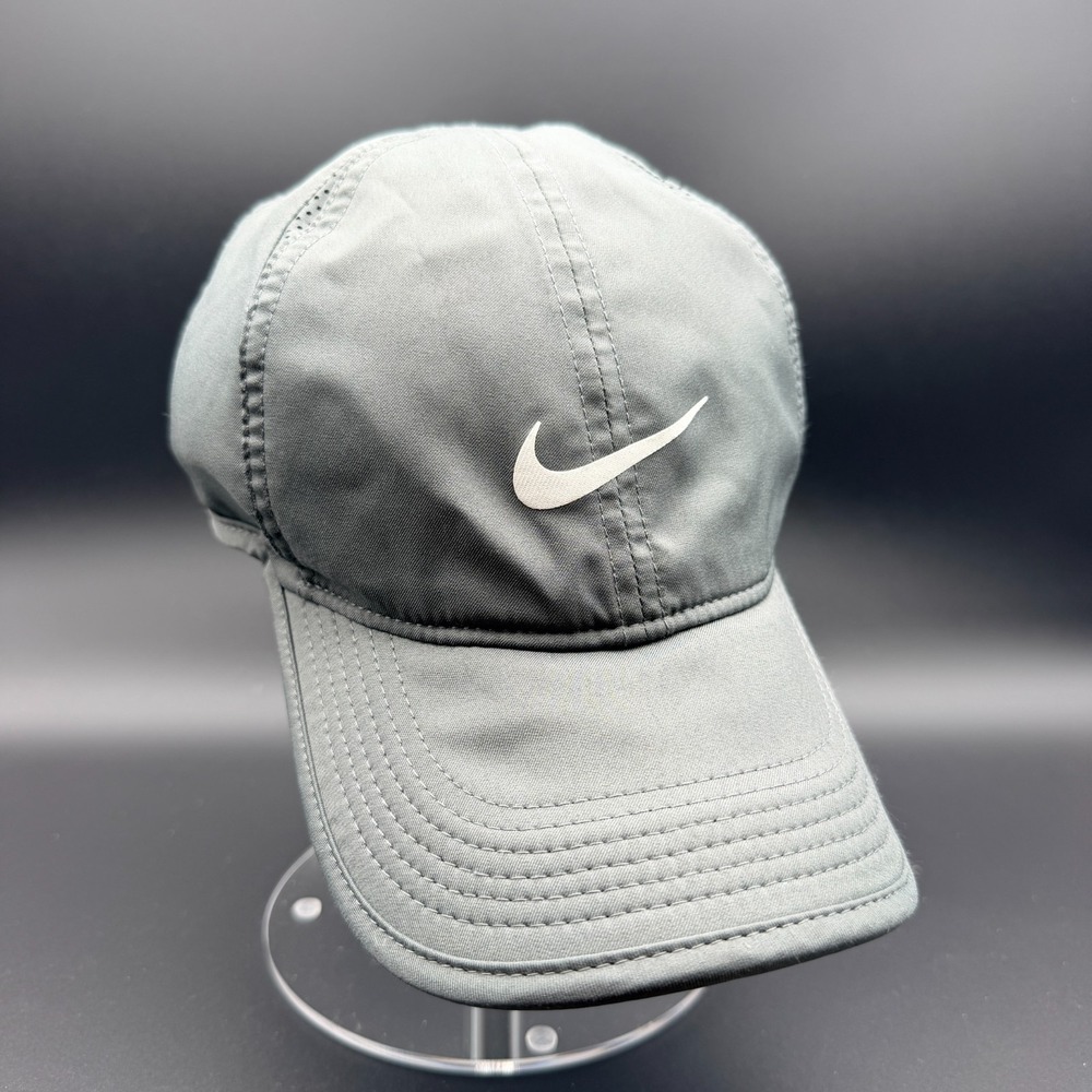 Nike Featherlight Dri-FIT Golf Cap Mens One Size Anthracite Adjustable Strap Hat